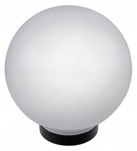 LED solárna lampa LED/1,2V 6500K 200 mAh pr. 25 cm IP44 biela/čierna