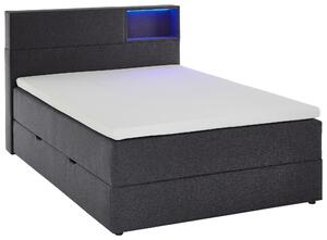 BOXSPRINGOVÁ POSTEĽ, 120/200 cm, antracitová Xora - Online Only spálne, Online Only
