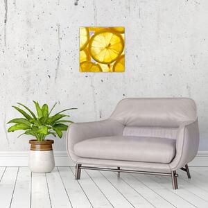 Plátky citrónov - obraz (Obraz 30x30cm)