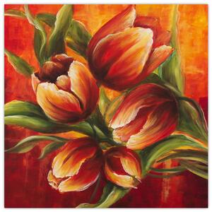 Obraz tulipánov na stenu (Obraz 30x30cm)