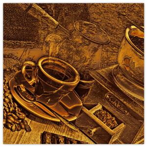 Obraz kávových zŕn na stenu (Obraz 30x30cm)