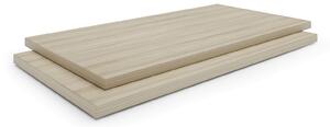 Prídavné police ku skriniam a regálom PRIMO, 2 ks, 800 x 420 mm, dub prírodný