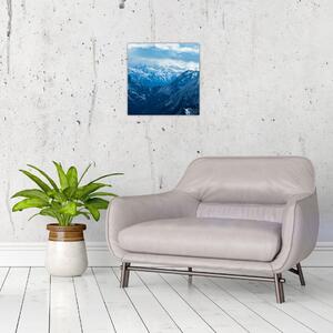 Panoráma hôr v zime - obraz (Obraz 30x30cm)