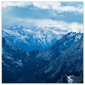 Panoráma hôr v zime - obraz (Obraz 30x30cm)