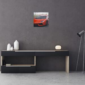 Obraz červeného Lamborghini (Obraz 30x30cm)