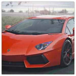Obraz červeného Lamborghini (Obraz 30x30cm)