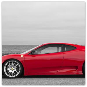 Červené Ferrari - obraz (Obraz 30x30cm)