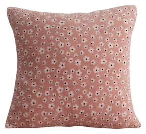Obojstranná obliečka na vankúšik DUO SENSE DAISELLE 45x45 cm mikroplyš/flanel, ružová