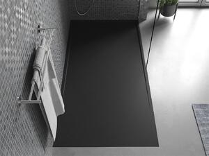 Mexen Amon, SMC obdĺžniková sprchová vanička 140 x 70 cm, čierna, 4F707014
