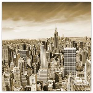 Panorama New York, obraz (Obraz 30x30cm)