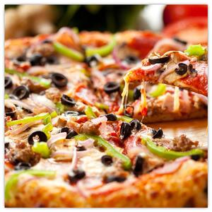 Pizza, obraz (Obraz 30x30cm)