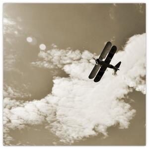 Letiace lietadlo - obrazy (Obraz 30x30cm)