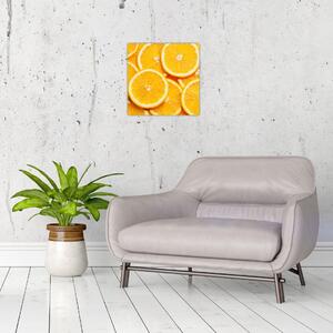 Plátky pomarančov - obraz (Obraz 30x30cm)