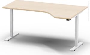 Elektricky výškovo nastaviteľný stôl - Dĺžka: 180 cm, Hĺbka: 120 cm - LEGEND 18120 L/P (LEGEND 18120 Ľ/P - stôl)