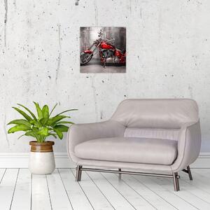 Obraz červené motorky (Obraz 30x30cm)