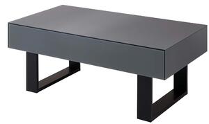 KONFERENČNÝ STOLÍK, antracitová, sklo, kompozitné drevo, 60/110/42 cm MID.YOU - Stolíky do obývačky, Online Only