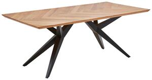 JEDÁLENSKÝ STÔL, dub, čierna, farba duba, 180/100/77 cm Valdera - Stoly, Online Only