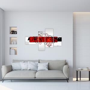 Abstraktný obraz do bytu (Obraz 110x70cm)