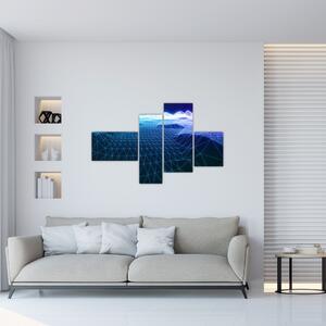 Digitálny svet - moderné obrazy do bytu (Obraz 110x70cm)