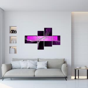 Abstraktný obraz do obývačky (Obraz 110x70cm)