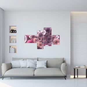 Farebné kvety - obraz (Obraz 110x70cm)