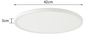 Brilagi - LED Kúpeľňové svietidlo ULTRA SLIM LED/24W/230V pr. 42 cm biela IP54