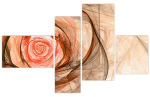 Obraz - kvet ruže (Obraz 110x70cm)