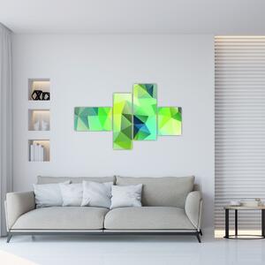 Abstraktný obraz - triangle (Obraz 110x70cm)