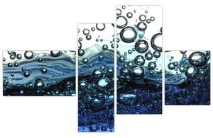 Obraz vodných bublín (Obraz 110x70cm)