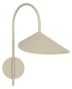Nástenné Svietidlo ferm LIVING, stmievateľné, Béžová, Obývacia izba, Hliník, Škandinávsky