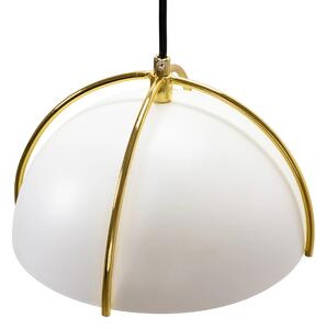 Toolight - Závesná stropná lampa Gonna - biela/zlatá - APP1216-1CP