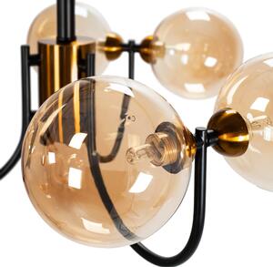 Toolight - Závesná stropná lampa Industry - zlatá - APP1120-6CP