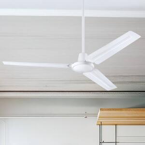 Stropný ventilátor Westinghouse 7316740, biely, DC, Ø 142 cm, Biela / opálová, Obývacia izba / jedáleň, kov, Moderný