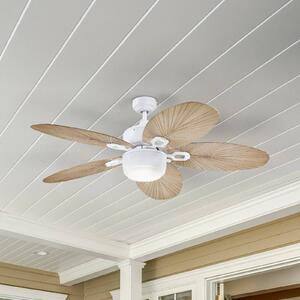 Stropný ventilátor Westinghouse s osvetlením 7316440, bahama sivá, Hliník / sivá / zinok, Obývacia izba / jedáleň, Plast