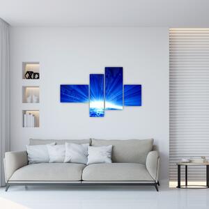 Modrý svitanie - obraz (Obraz 110x70cm)