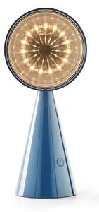 Tom Dixon stolová LED lampa POSE, svetlo modrá, výška 25 cm, IP20, Modrá, Obývacia izba / jedáleň, Plast, Dizajn, Stojacie svietidlo
