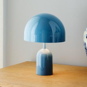 Tom Dixon Akumulátorová stolová lampa BELL PORTABLE, svetlo modrá 28 cm IP44, Modrá, Obývacia izba / jedáleň, Plast, Dizajn, Stojacie svietidlo