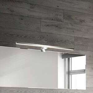 LED zrkadlo svetlo Dun 2 v 1, chróm, IP44, dĺžka 50 cm, Chrómová / strieborná, Kúpeľňa, Plast, Moderný, Nástenné svietidlo