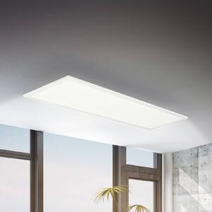 LED panel Simple 100 x 25 cm, biely, ultraplochý, IP44, 4000 K, Biela / opálová, Pracovňa / Kancelária, kov, Stropné svetlo