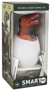 Lean Toys Detská USB lampa – Dinosaurus T-Rex červený