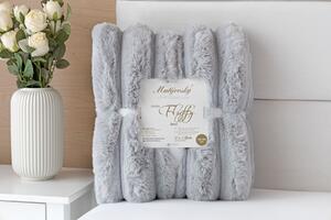 Deka Fluffy šedá Jednobarevná deka 130/180