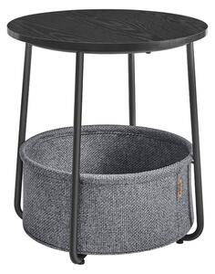 Príručný stolík čierny AKF-E1023 BK