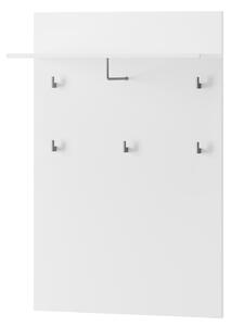 Vešiakový panel Sallosa 20 (biela + lesk biely). Vlastná spoľahlivá doprava až k Vám domov. 1068223