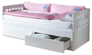VÝSUVNÁ POSTEĽ, 90-180/200 cm biela Carryhome - Online Only detský nábytok, Online Only
