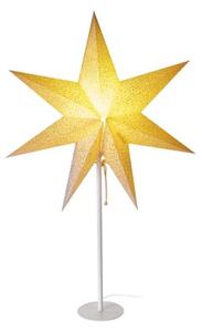 Emos LED hviezda papierová so stojanom, zlatá, 45cm, vnútorná DCAZ14