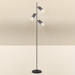 Brilagi - Stojacia lampa SELE 3xGU10/30W/230V čierna