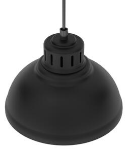 Luster na lanku SVEN 3xE27/15W/230V čierna