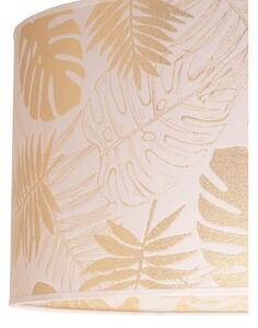 Duolla - Stropné svietidlo ARECA 1xE27/40W/230V pr. 45 cm mosadz/biela