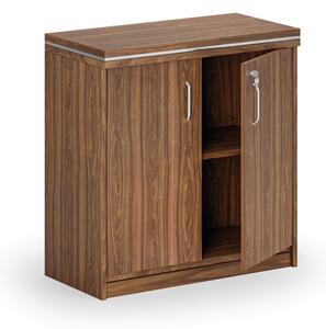 Kancelárska skriňa ARRISTO LUX, 800 x 400 x 836 mm, orech
