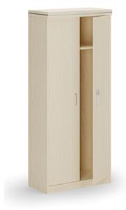 Šatníková skriňa s výsuvom ARRISTO LUX, 800 x 400 x 1836 mm, breza